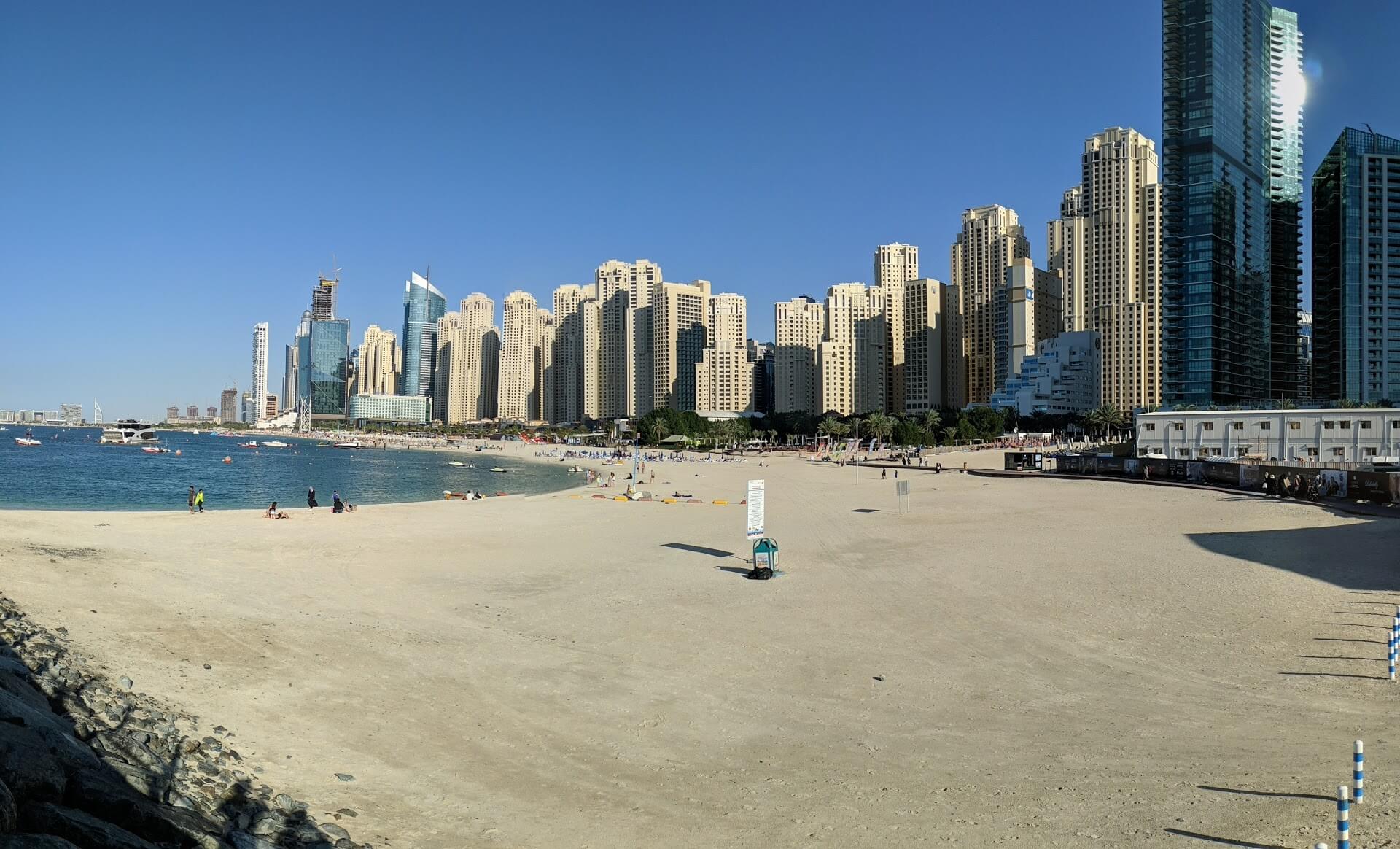 Дубай марина пляж